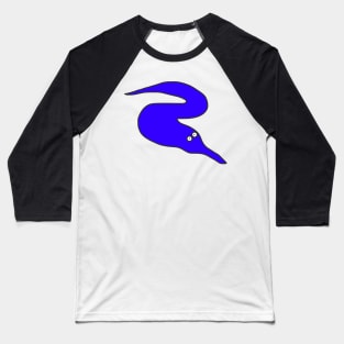 Blue Squirmles Inspired Worm On A String Baseball T-Shirt